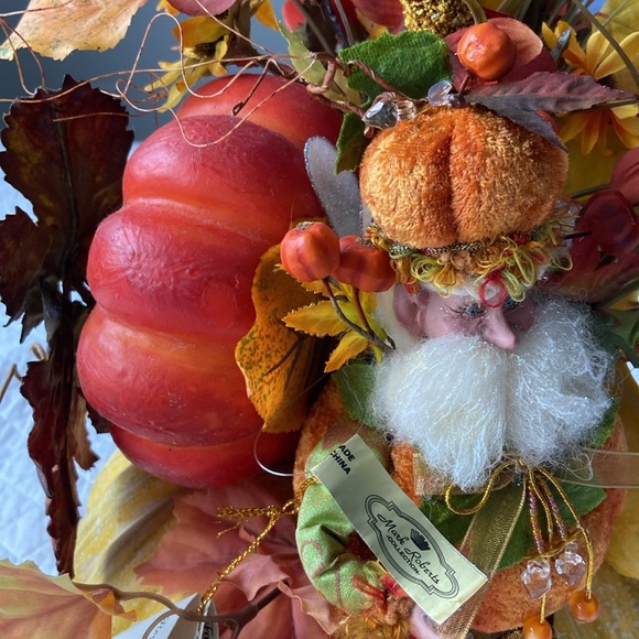 Mark Roberts Pumpkin Gourd Fairy Fall Bouquet Botanical Decor Limited Edition - Picture 4 of 15